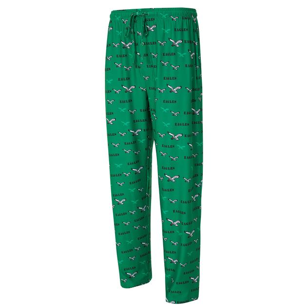 Mens College Concepts NFL Eagles Mosaic Retro Pajama Pants