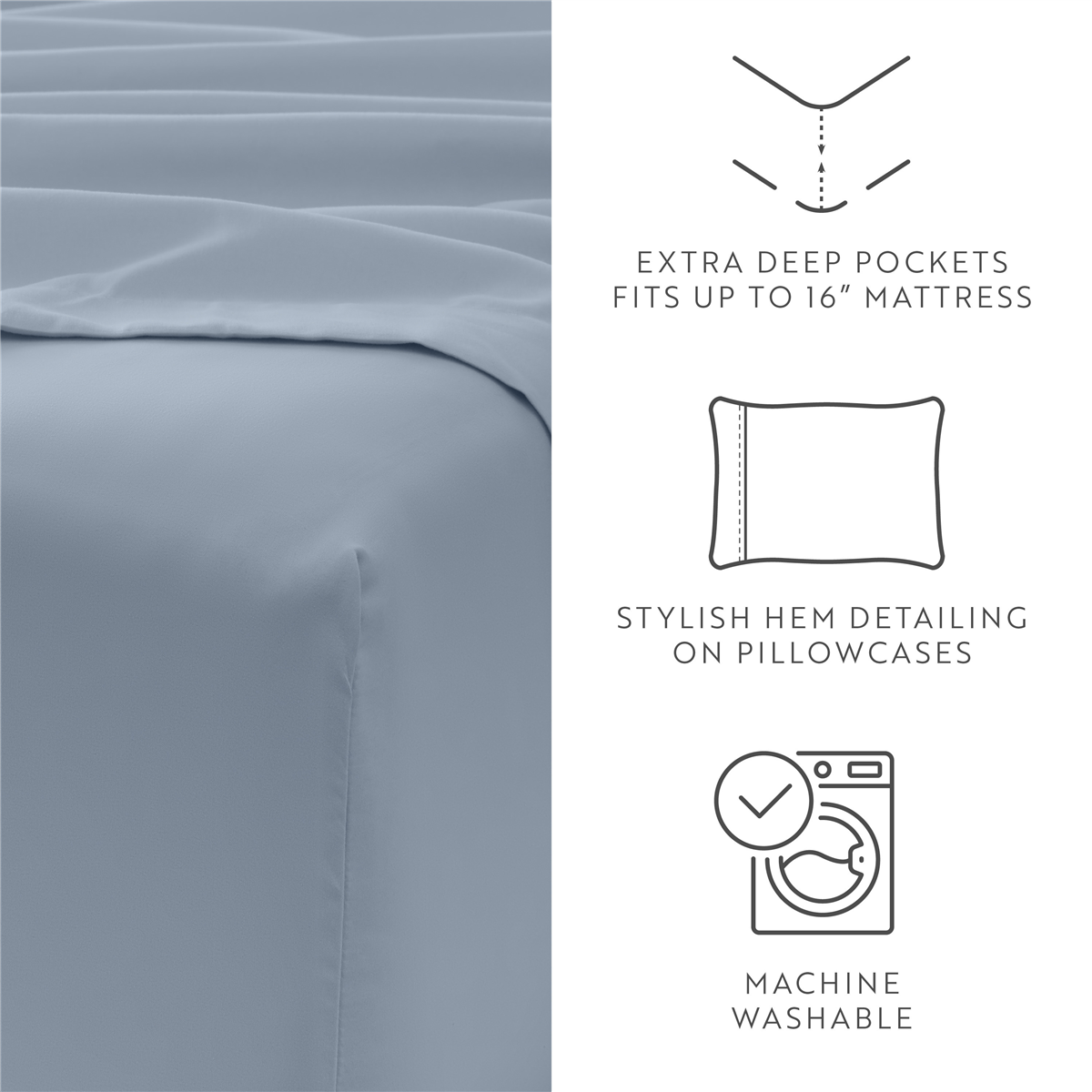 Soft Essentials 6pc. Luxury Ultra Soft Sheet Set