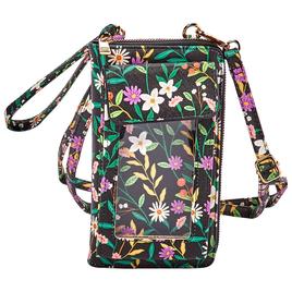 Womens DS Fashion North/South Crossbody Wallet with Tech Window