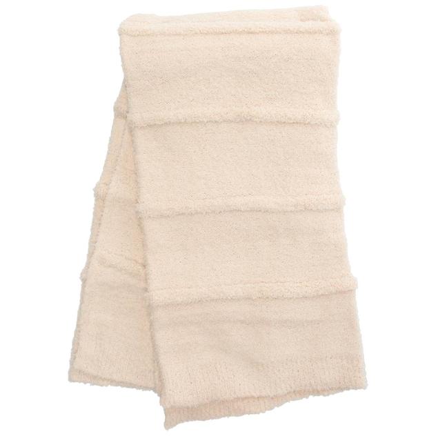Sand Chenille Stripe Blanket