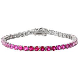 Splendere 7.25in. Multi-Color Cubic Zirconia Tennis Bracelet