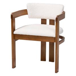 Baxton Studio Carice Modern Cream Boucle Dining Chair