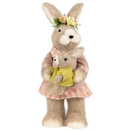 Northlight Seasonal Mother Rabbit with Baby Bunny Easter Figurine