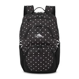 High Sierra Swoop Signature Polka Dots Backpack -  Black