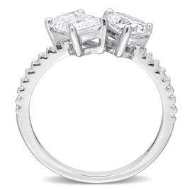 Gemstone Classics™ Sterling Silver Moissanite Statement Ring