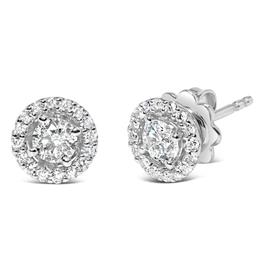 Haus of Brilliance 3/4ctw. Lab Grown Diamond Halo Stud Earrings
