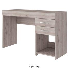 FM FURNITURE Austin Computer Desk with 2 Drawers