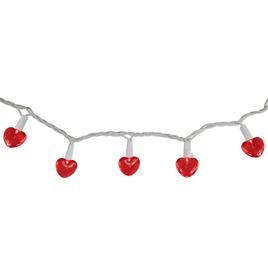 Northlight Seasonal Red LED Mini Heart Lights