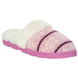 Womens Nanette Lepore Fair Isle Slipper