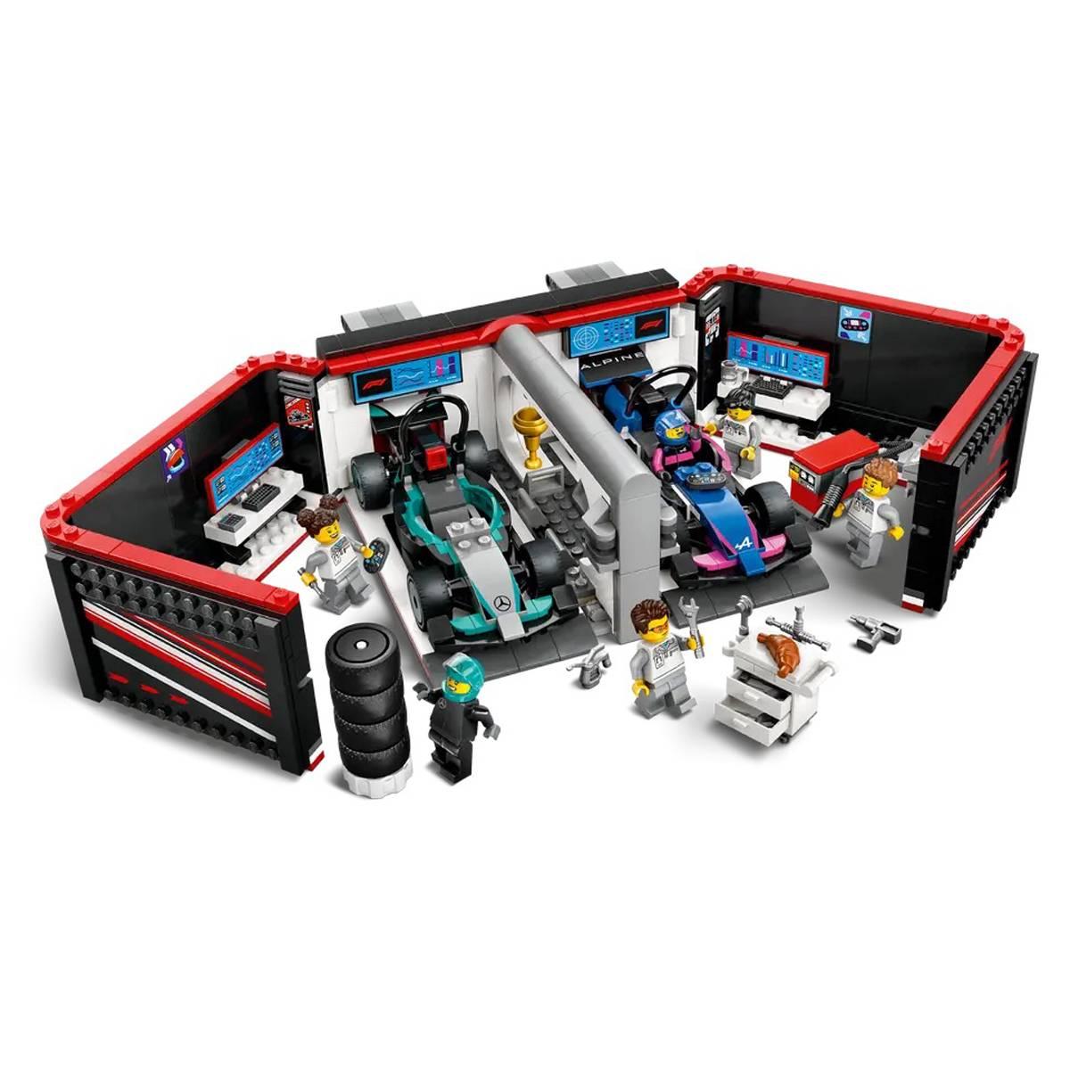 LEGO® CITY F1® Garage & Mercedes-AMG & Alpine Cars Building Kit