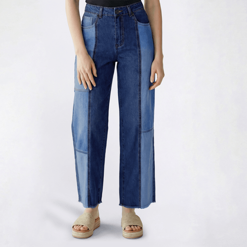 Juniors Gogo Two Tone Barrel Jeans