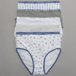 Womens Laura Ashley® 5pk Cotton Spandex Brief - LS9221-5PKPY