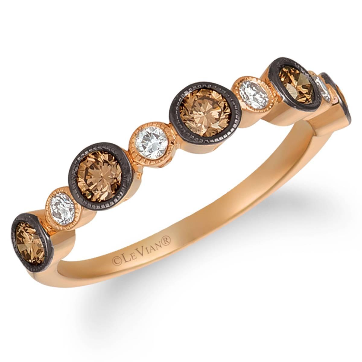 Le Vian Chocolatier(R) Chocolate & Vanilla Diamonds Ring