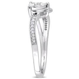 Diamond Classics™ 10kt. Two-Tone Gold 1/10ct. Diamond Heart Ring