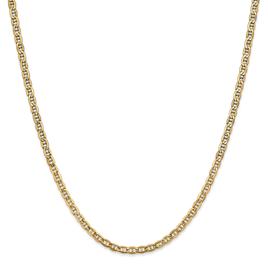 Gold Classics(tm) 3.20mm. Semi-Solid Anchor Chain Necklace
