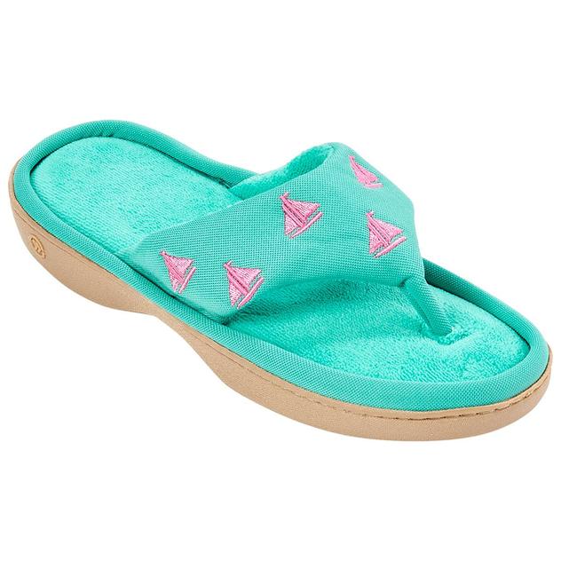 Womens Totes Pique Resort Thong Slippers