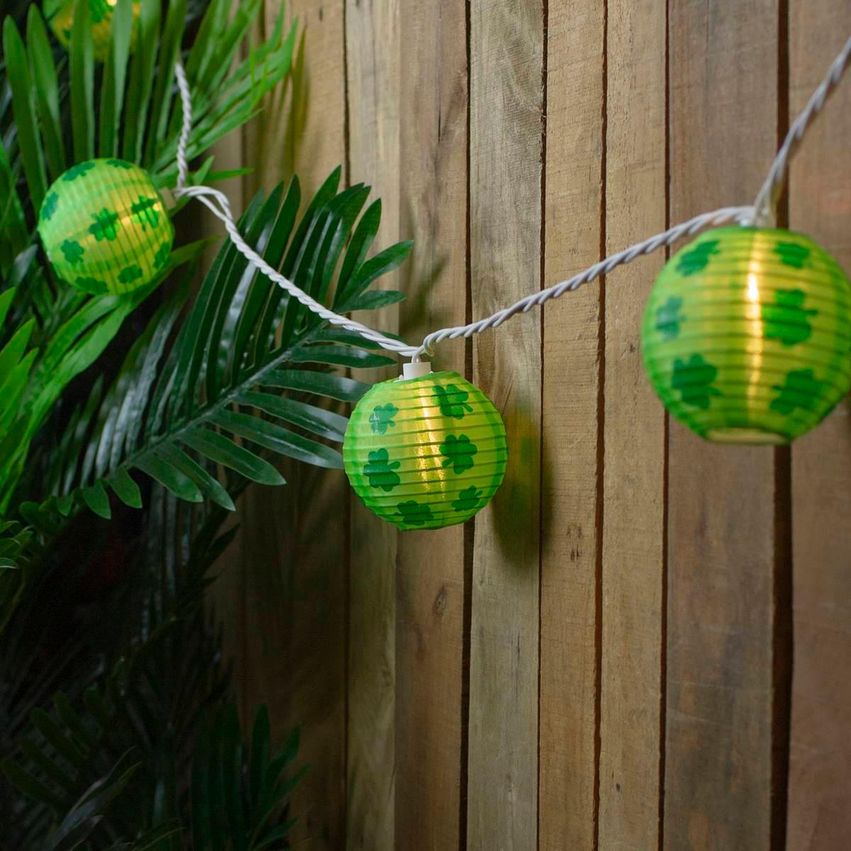 Northlight Seasonal 10ct. St. Patrick's Day Patio Paper Lantern