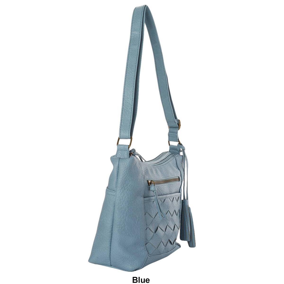 Bueno Woven Panel Hobo