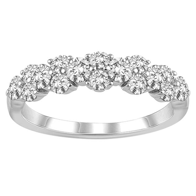 Nova Star® Sterling Silver 1ctw. Lab Grown Diamond Ring