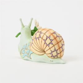 Jim Shore Heartwood Creek Snail with Daisy Flower Figurine