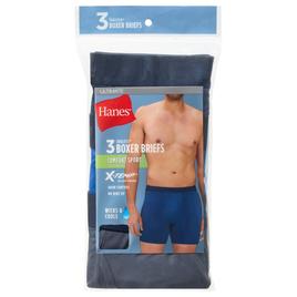 Hanes Ultimate® Comfort 3pk. Boxer Briefs - Blue/Grey