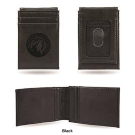 Mens NBA Minnesota Timberwolves Faux Leather Front Pocket Wallet