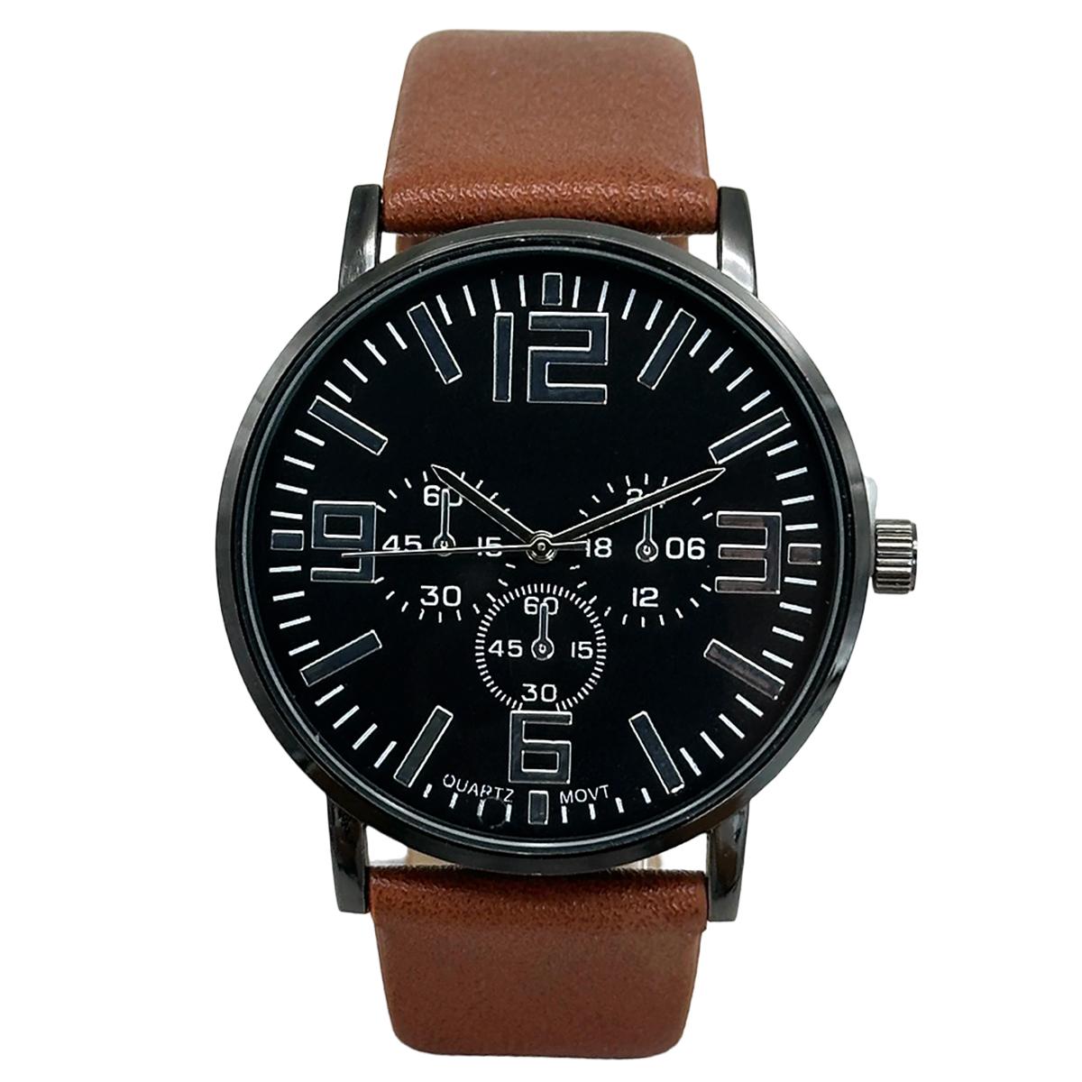 Mens Silver Easy Read Dial Quartz Watch - MWPU08BV