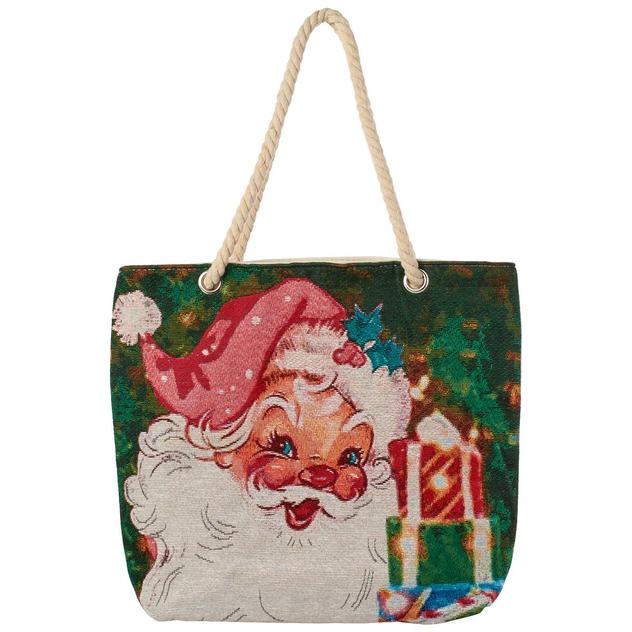 Renshun Santa Tapestry Tote