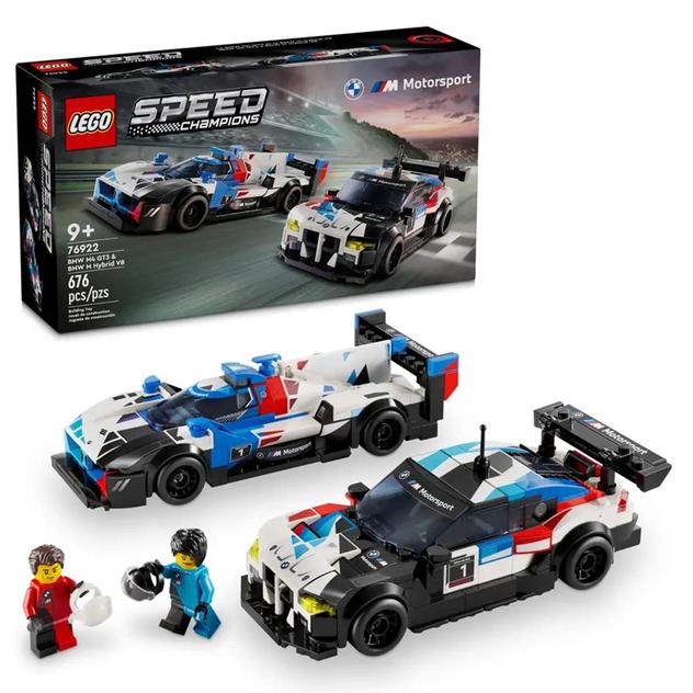 LEGO® Speed Champions BMW M4 GT3 & BMW M Hybrid V8 Race Cars