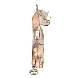 Kurt Adler 10-Light Capiz Angel Treetop w/ Trumpet