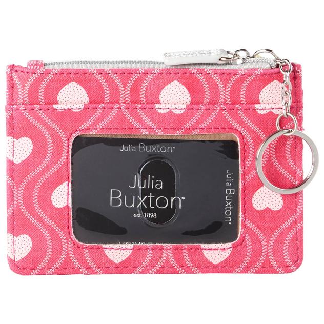 Womens Buxton Hearts Slot Coin Case Wallet