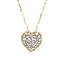 Nova Star(tm) 1/10ctw. Lab Grown Diamond Heart Pendant