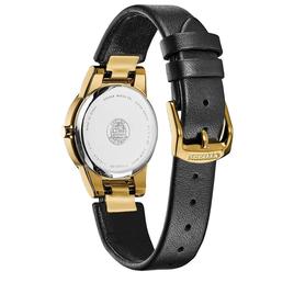 Womens Citizen® Gold-Tone Black Dial Watch - GA1052-04E