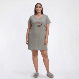 Plus Size Rene Rofe(R) Short Sleeve Furever Friends Nightshirt