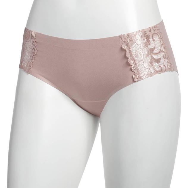 Womens Laura Ashley® Brushed Laser Hipster Panties LS3284AW
