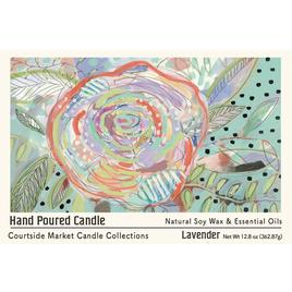 Courtside Market® Polkadot Floral 12.8oz. Lavender Tumbler Candle
