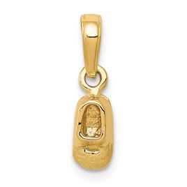 Gold Classics(tm) 3D Baby Shoe Pendant