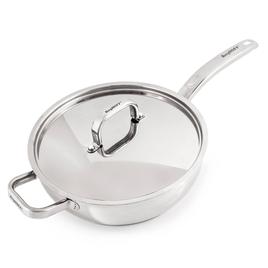 BergHOFF Belly Shape 18/10 Stainless Steel 9.5in. Deep Skillet
