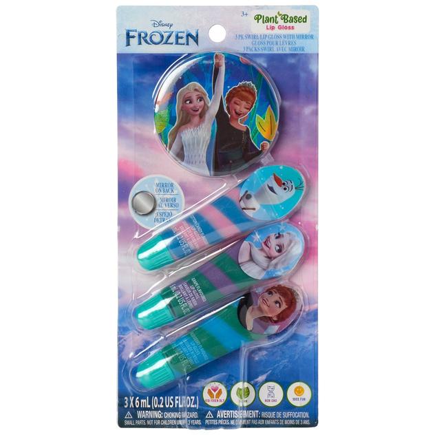 Girls Disney Frozen 3pk. Swirl Lip Gloss with Mirror