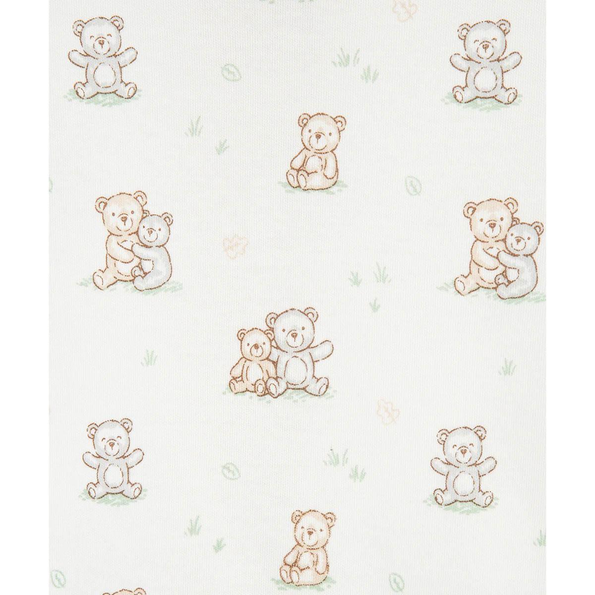 Baby Unisex (NB-9M) Little Me Fuzzy Bears Footie