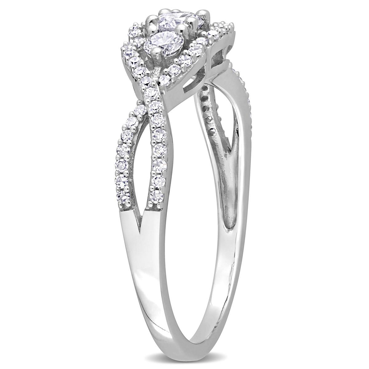Diamond Classics™ White Gold 1/2ctw. Diamond Engagement Ring