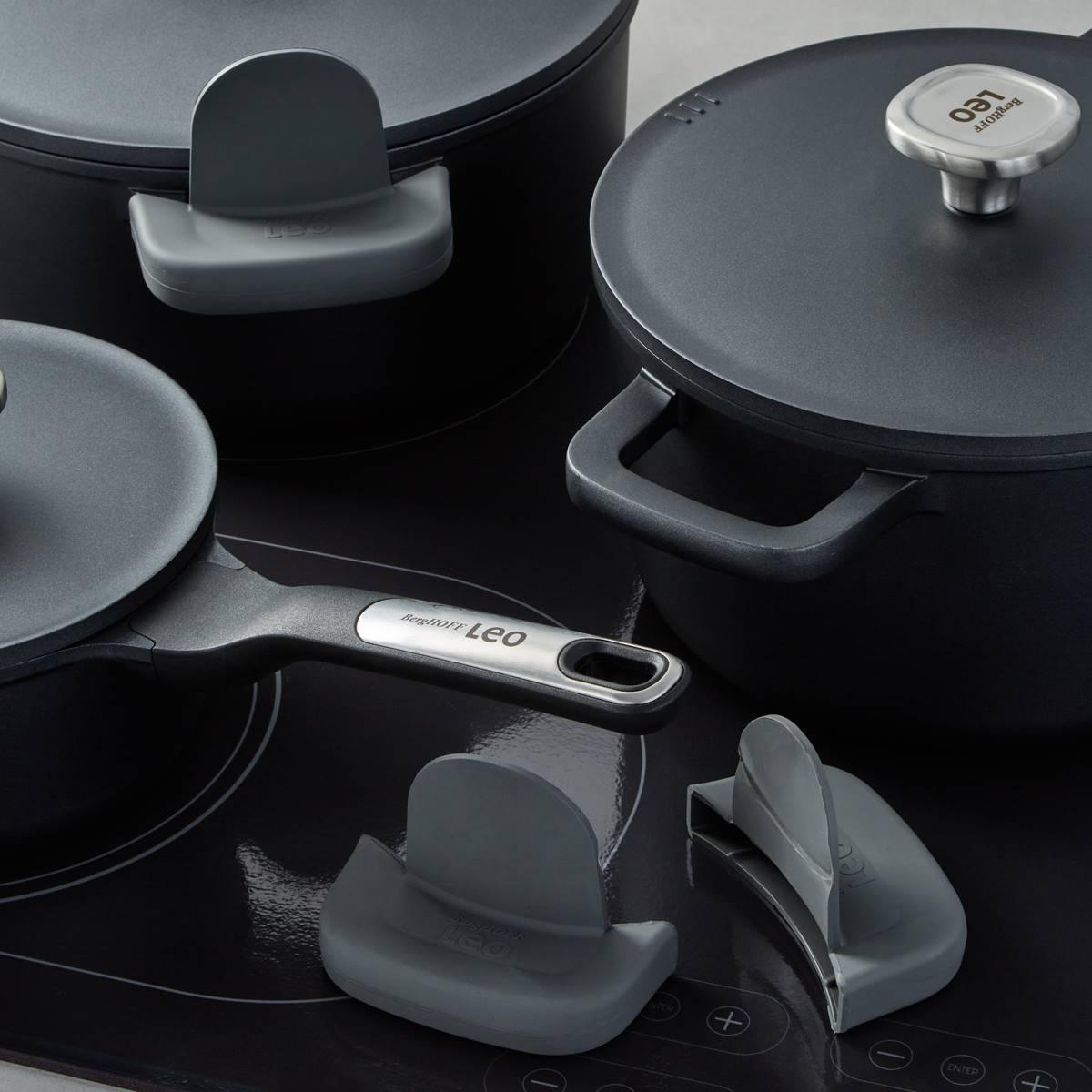 BergHOFF Phantom 6pc. Nonstick Ceramic Cookware Set w/ Lids