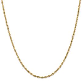 Gold Classics(tm) 2.8mm. 14k Semi Solid Rope Chain Necklace