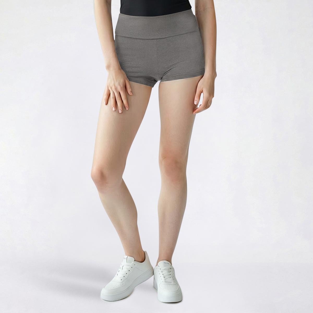 Juniors No Comment Fold Over Waist Bootie Shorts