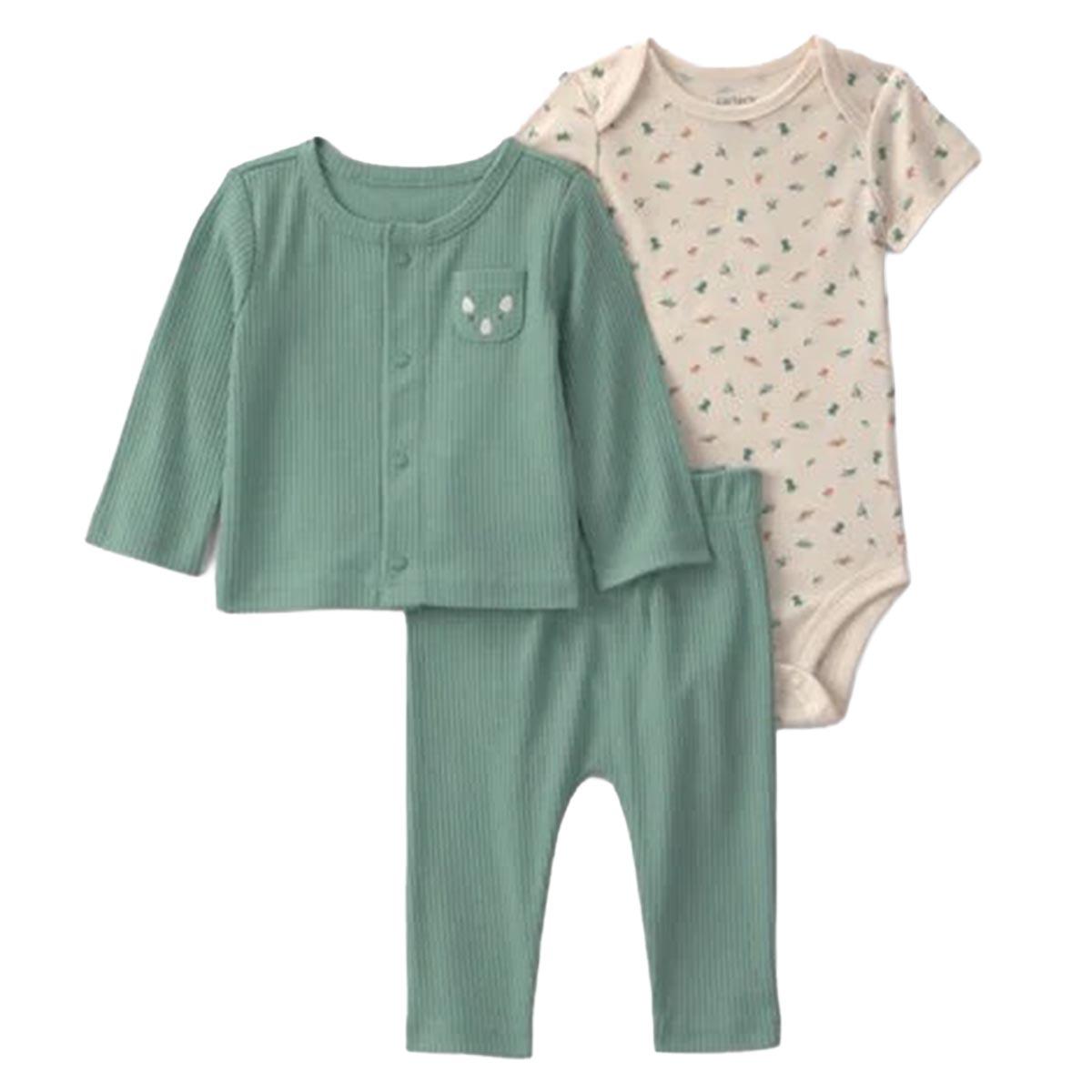 Baby Boy (NB-12M) Carter''s(R) 3-Piece Dinosaur Layering Set