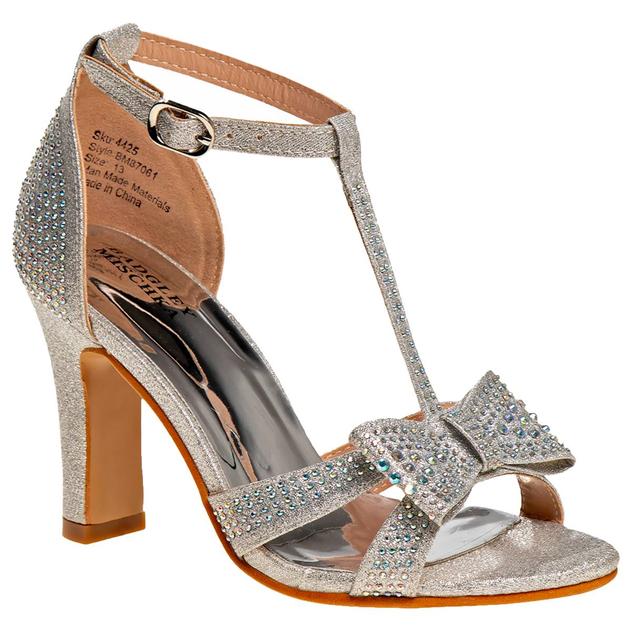 Big Girls Badgley Mischka Kayla Heeled Dress Sandals