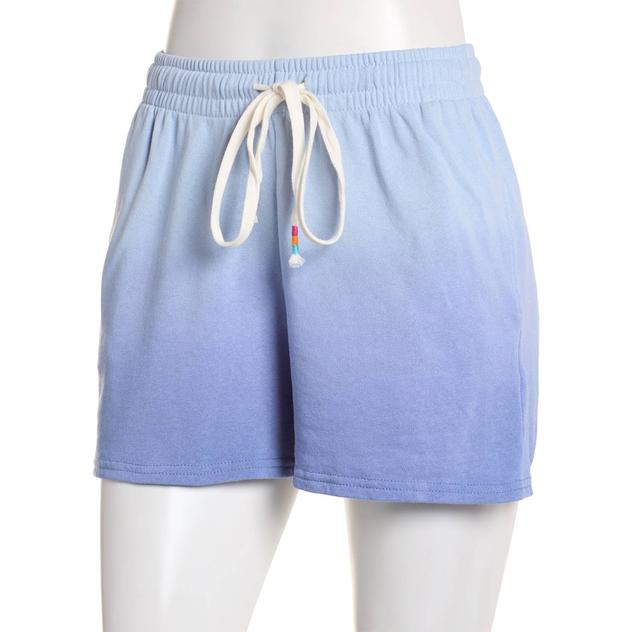 Juniors No Comment Ombre Drawstring Soft Shorts