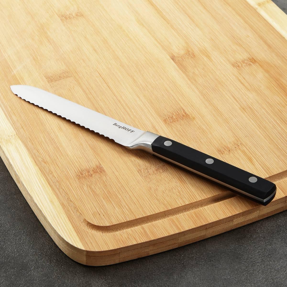 BergHOFF Gene Stainless Steel 5in. Serrated Utility Knife