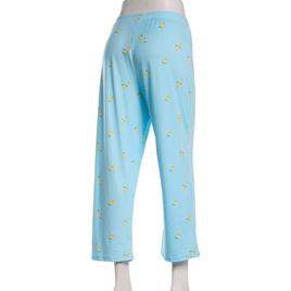Womens Charmour Lemon Stripe Pajama Capri Pants