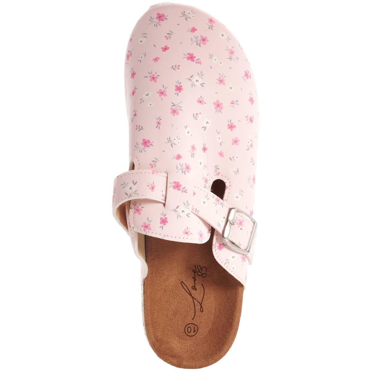 Womens Love 83 Blush Floral Clogs